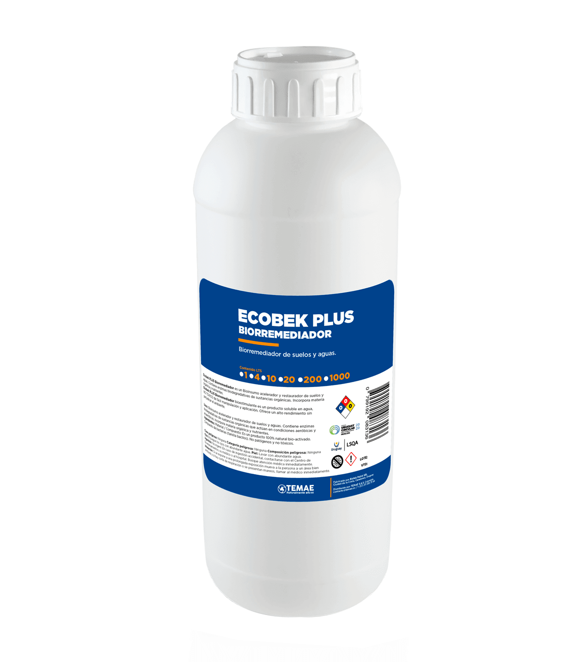 ECOBEK-PLUS, presentación de 1L