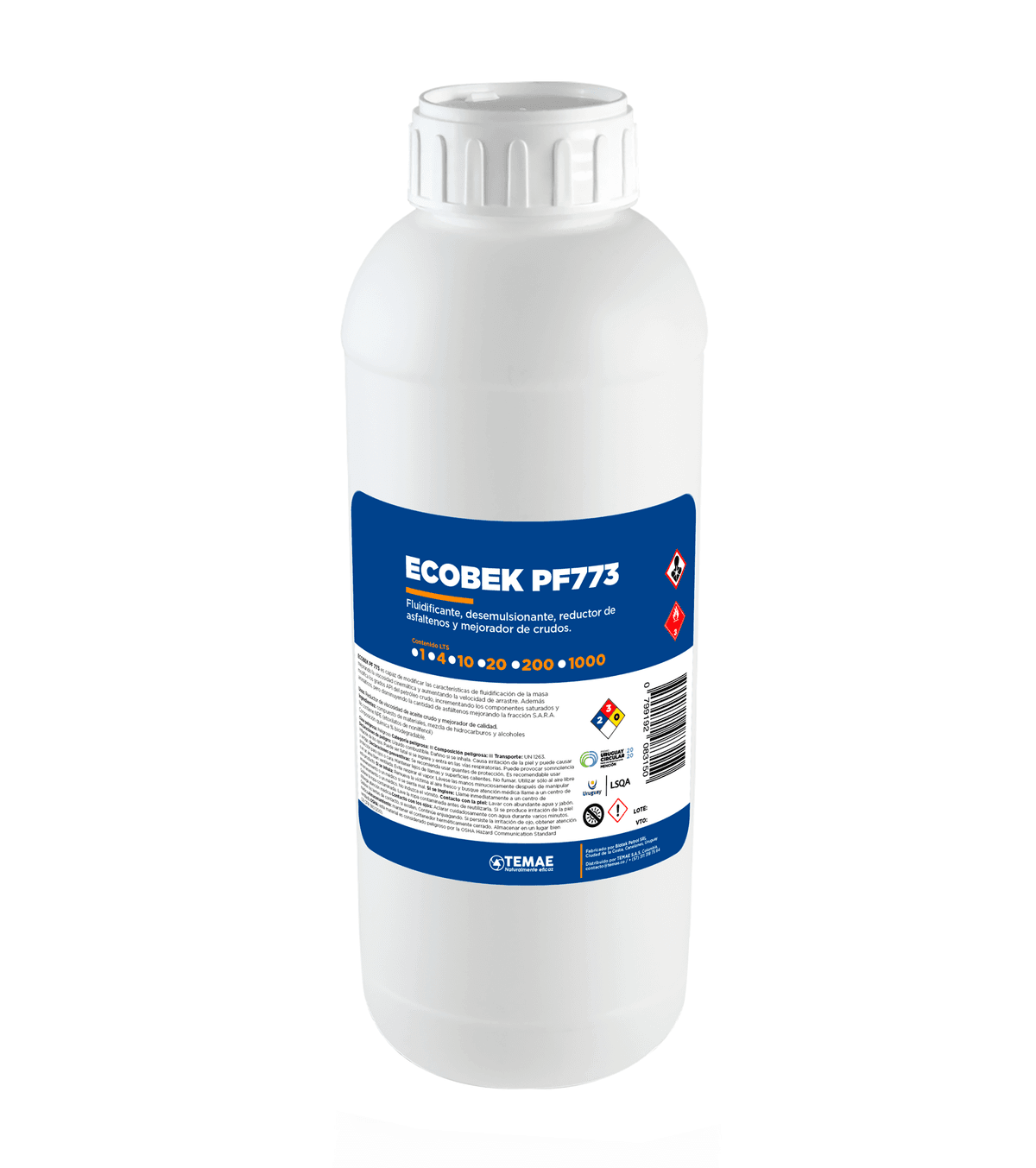 ECOBEK-PF773, presentación de 1L